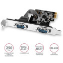 Axagon PCEA-S2N sisemine RS-232 liidesekaart/adapter
