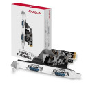 Axagon PCEA-S2N sisemine RS-232 liidesekaart/adapter