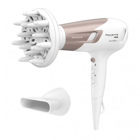 Rowenta Studio Dry CV5830 hair dryer 2300 W Beige, White