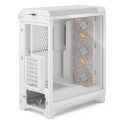 Fractal Design Meshify 3 valge RGB TG läbipaistev toon