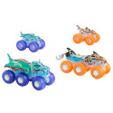 Hot Wheels Monster Trucks Power Smashers mänguauto ja suurveoki komplekt (4 mänguautot)