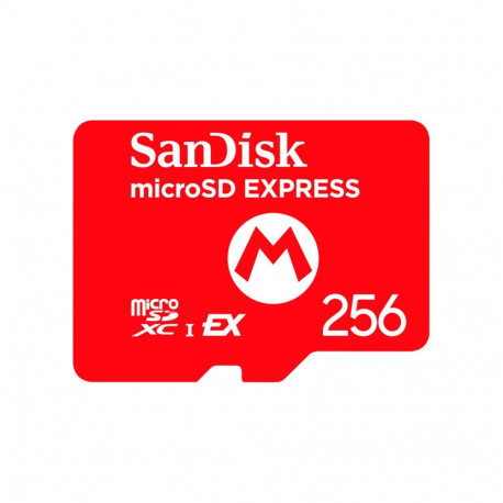 SanDisk Nintendo Switch 2 mircoSD Express Card 256 GB, memory card in Mario design