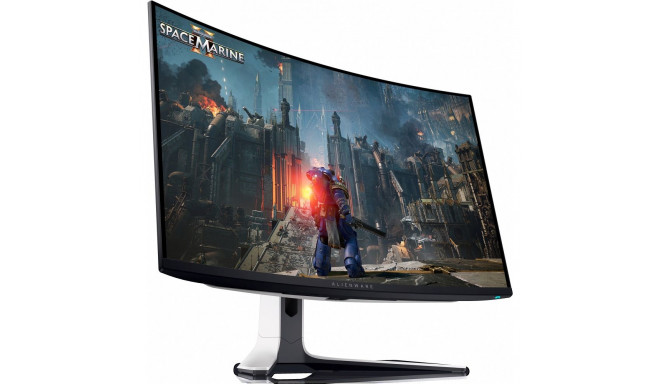 Dell Alienware AW3225QF QD-OLED - 31.6 - white/black, UltraHD/4K, curved, G-SYNC compatible, Adaptiv