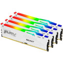 Kingston DDR5 - 128GB - 5600 - CL - 40 (4x 32 GB) Quad-Kit (white, KF556C40BWAK4-128, FURY Beast RGB