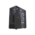 Darkflash DK351 computer case (black) + 4 RGB fans