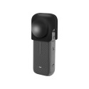 PULUZ silicone lens cover for Insta360 X4 / X5 (black)