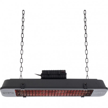 SUNRED Heater RD-DARK-VIN25H, Dark Vintage Hanging Infrared, 2500 W, Black, IP44
