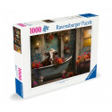 Puzzle 1000 elementów krowa w kąpieli