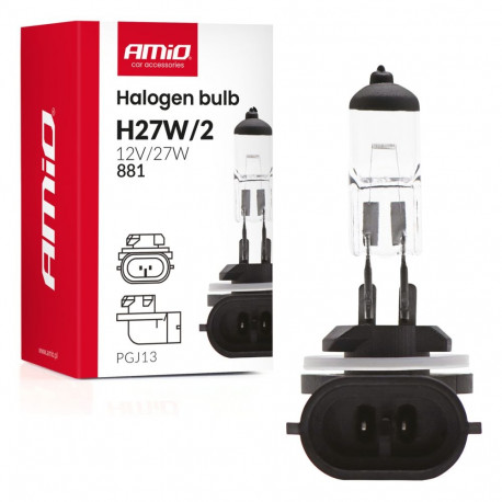 halogeenpirn h27w/2 881 pgj13 12v 27w amio-04413