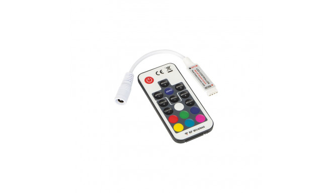 70-701# Sterownik taśm led rgb mini z pilot rf 72w