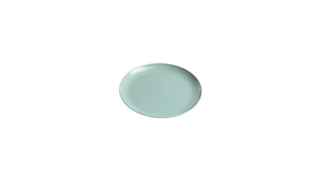 SHALLOW BIG PLASTIC PLATE. GREEN