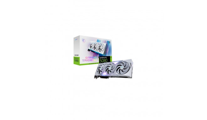 MSI GAMING GEFORCE RTX 5080 16G TRIO OC WHITE graphics card NVIDIA 16 GB GDDR7