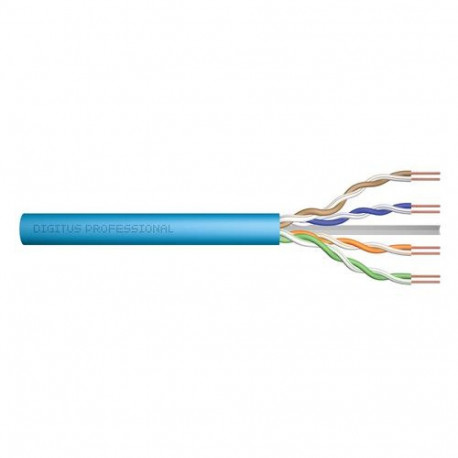 Digitus CAT 6A U/UTP data cable - installation cable, 100 m paper box, simplex, Dca