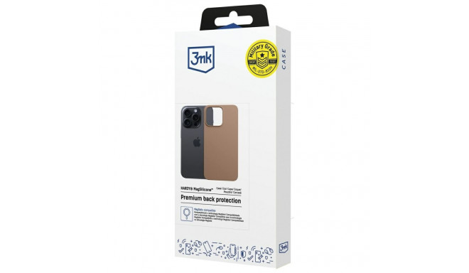 3MK Hardy MagSilicone ümbris Apple iPhone 15 Pro Max tume kuld