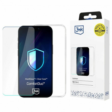 3MK ComfortDuo Clear MagCase Set for Apple iPhone 16e