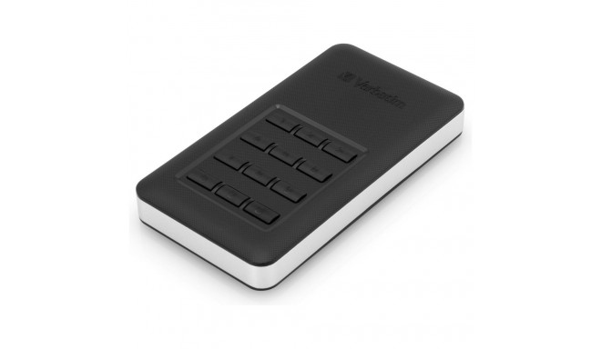 Portable external HDD Verbatim Store n Go with keyboard 1TB black 53401
