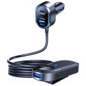 3MK Double Car Charger 135W PD QC PPS 2xUSB-A 4xUSB-C hall autolaadija