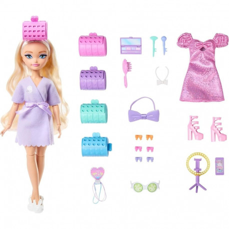 Barbie Mattel Dream Besties Malibu Doll + Styling Accessories (JGG38)