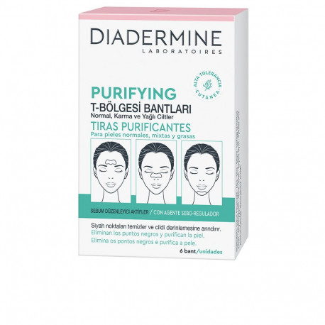 DIADERMINE TIRAS PURIFICANTES piel normal-mixta 6 u