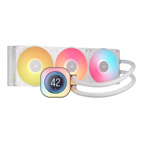 CORSAIR iCUE LINK TITAN 360 RX LCD White AIO 360mm Radiator Liquid CPU Cooler