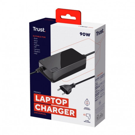 Trust sülearvuti laadija Primo universaalne 90W