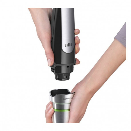 Braun saumikser MQ 7035X 0.5L 1000W, must, satiinteras