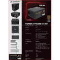 Gembird CCC-PSUGOLD-750W toiteplokk Fornax Power 750W aktiivne PFC 12 cm ventilaator 80+Gold
