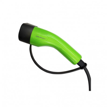 Qoltec mobiilne EV auto laadija reguleeritav 2in1 Type2 | 3.5kW | 230V | LCD | kaasaskantav | seinab