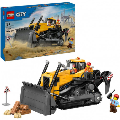 City buldooser 60466 esilaaduriga, kollane