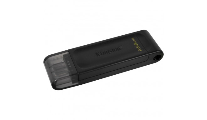 Kingston DataTraveler 70 256 GB (black, USB-C 3.2 (5 Gbit/s))