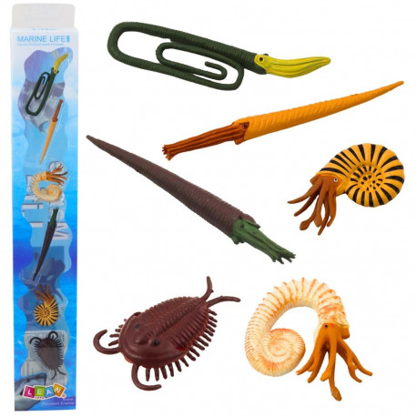Mereeluloomade minifiguuride komplekt, kilpkonn, tuunikala, kalad, 6–9cm, 6 tk