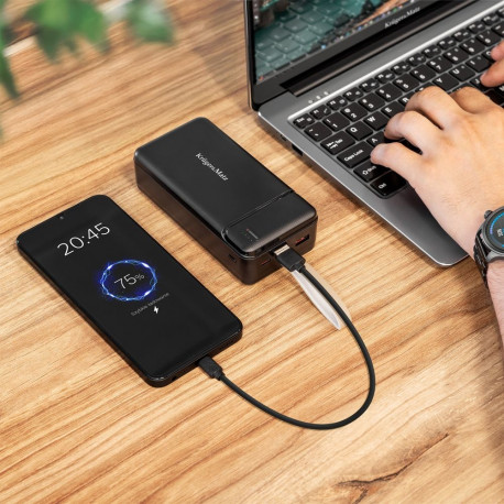 Kruger&Matz akupank 30000mAh Li-ion QC ja PD funktsiooniga