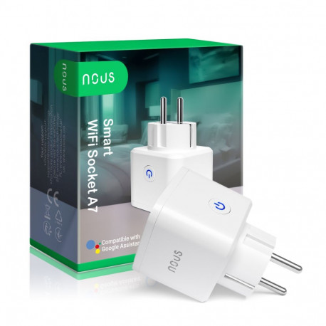 Nutikas pistikupesa WIFI NOUS A7 SMART Plug 16A, TUYA / Smart Life