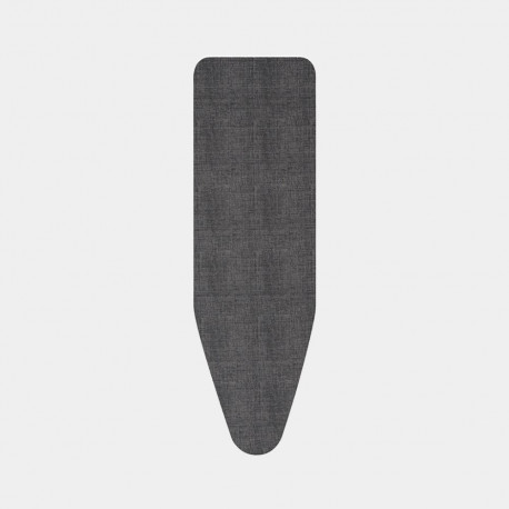 BRABANTIA triikimislaua kate 130885 124x38cm denim 4mm+4mm vilt, must