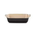 Le Creuset Cepamtrauks taisnstura Heritage akmens masas 26x19cm / 2 4L melns 0843251102877