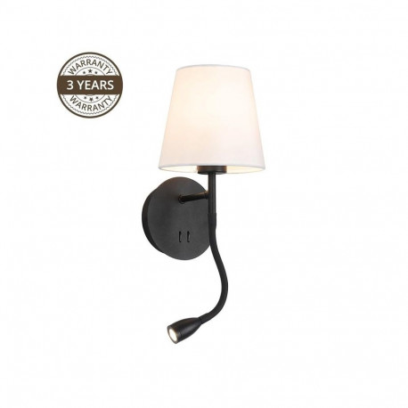 WALL LAMP RAMZI 18237-BK 60W E27 3W LED