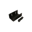 Techly ICA-CS 62 CPU holder Desk-mounted CPU holder Black