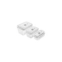 ZWILLING FRESH &amp; SAVE Rectangular Box Grey, Transparent 3 pc(s)