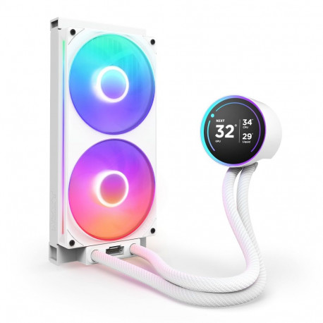 WATER COOLING NZXT KRAKEN ELITE 280 RGB V2 LCD WHITE