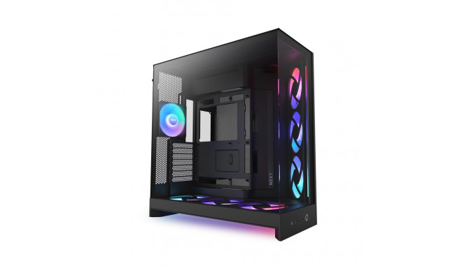 PC CASE NZXT H9 FLOW RGB+ (2025) MIDI TOWER WINDOW BLACK