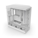 PC CASE NZXT H9 FLOW RGB+ (2025) MIDI TOWER WINDOW WHITE