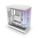 PC CASE NZXT H9 FLOW RGB (2025) MIDI TOWER WINDOW WHITE