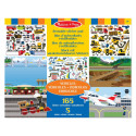 MELISSA & DOUG korduvkasutatavad kleebised Sõidukid