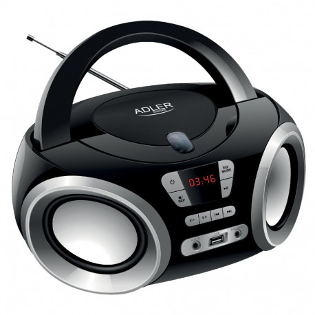 Adler AD 1181 CD|MP3|USB|FM raadio-boombox
