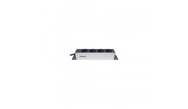 Intellinet Network Solutions Rack 10 Power Strip, 4 Schuko Outlets (714020)
