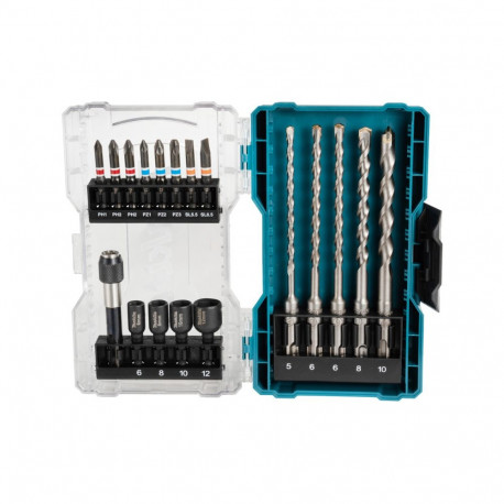 Drill and screwdriver bit set 18pcs Makita E-07026