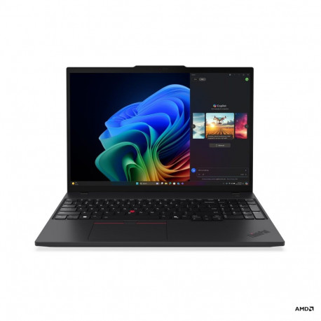 Lenovo ThinkPad T16 G4 AMD must 16 " IPS WUXGA 1920 x 1200 pikslit peegeldusvastane AMD Ryzen AI 7 P