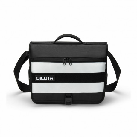 Dicota Messenger Bag Reflective shoulder bag, black