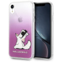 Karl Lagerfeld KLHCI61CFNRCPI iPhone Xr kõvakate roosa Choupette Fun