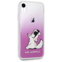 Karl Lagerfeld KLHCI61CFNRCPI iPhone Xr kõvakate roosa Choupette Fun